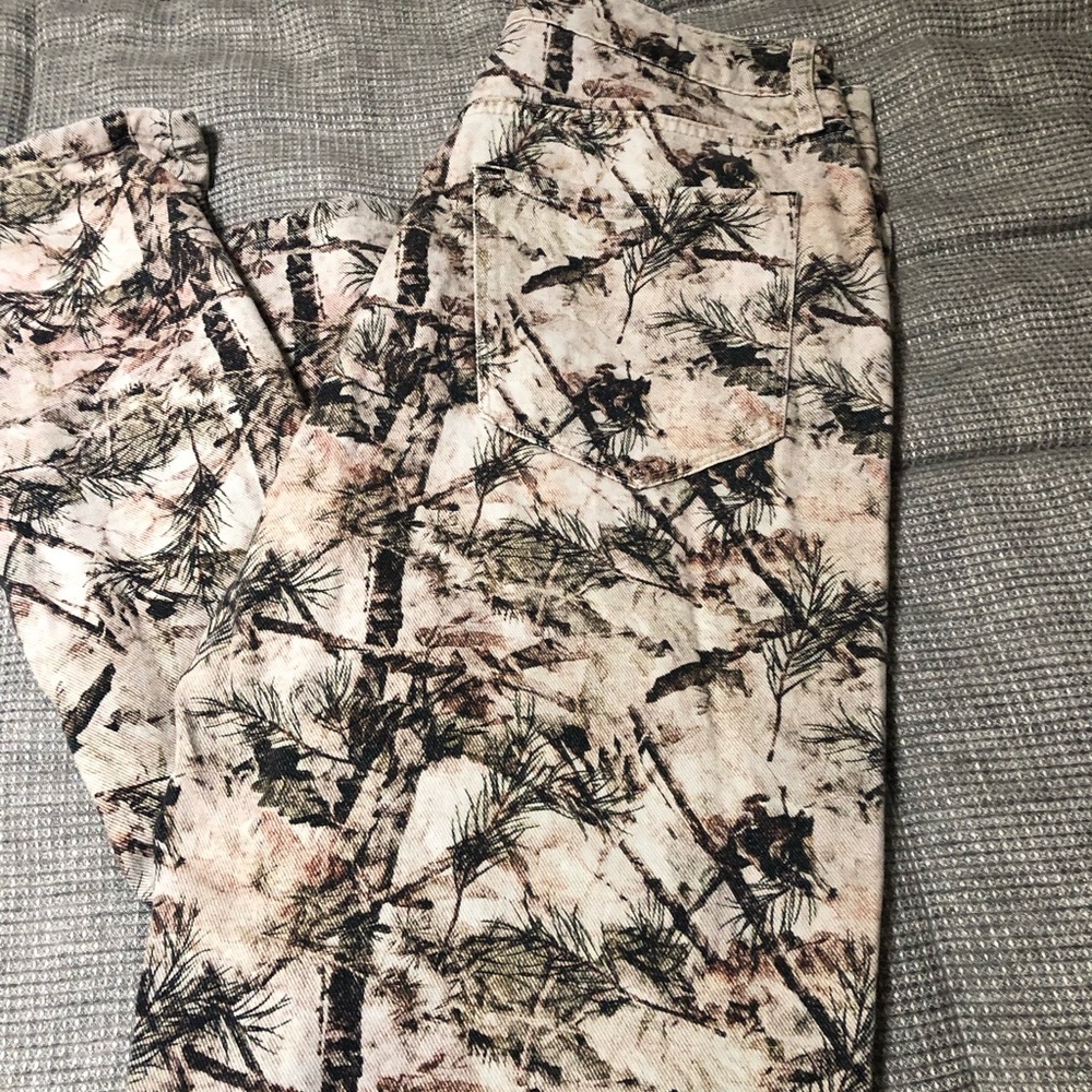 Print denim